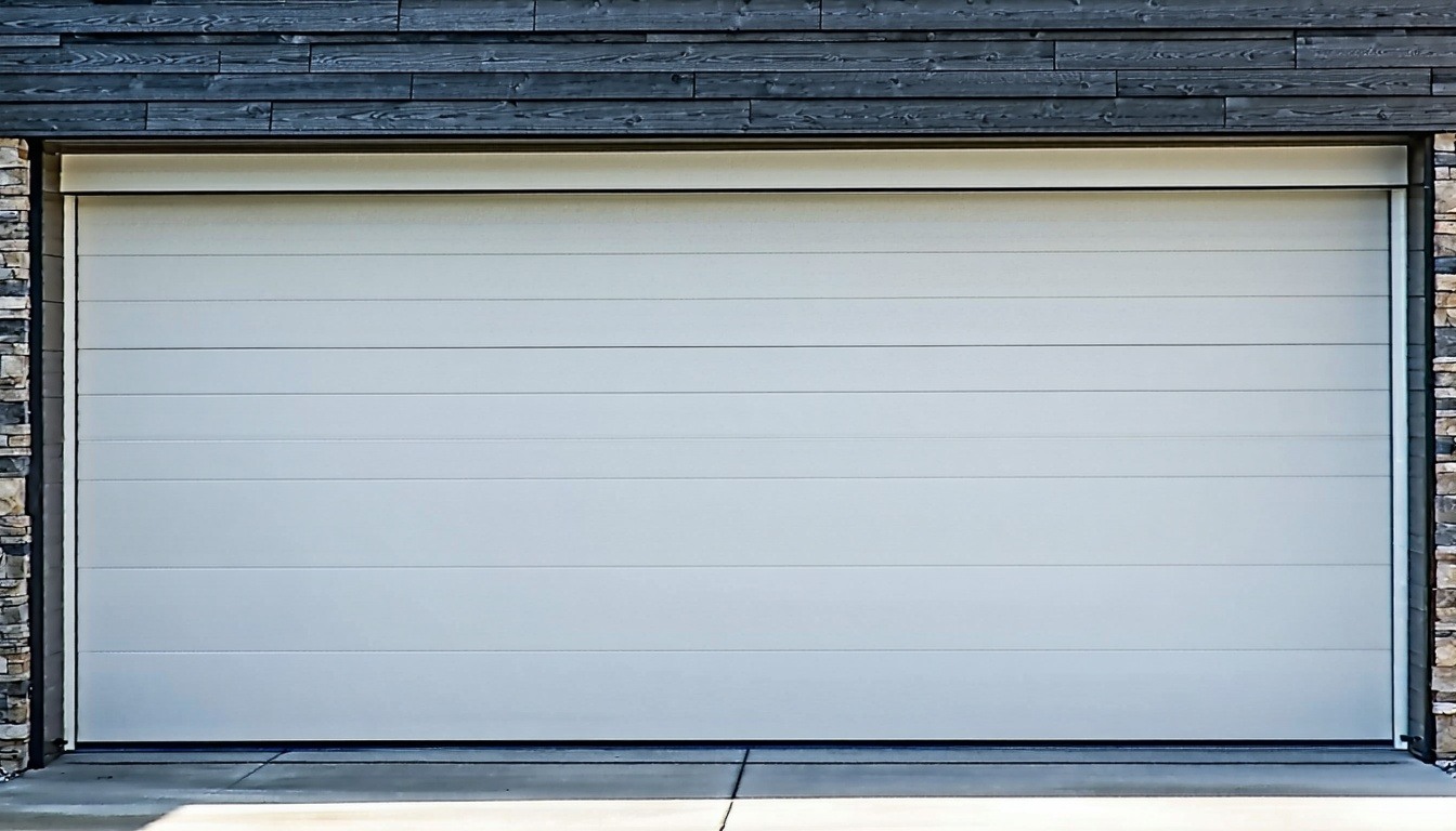 Modern garage door installation