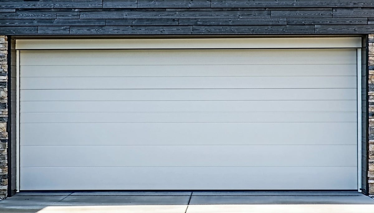 Modern garage door installation